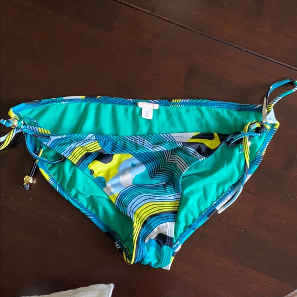 Xhiliration swim bottoms in abstract print